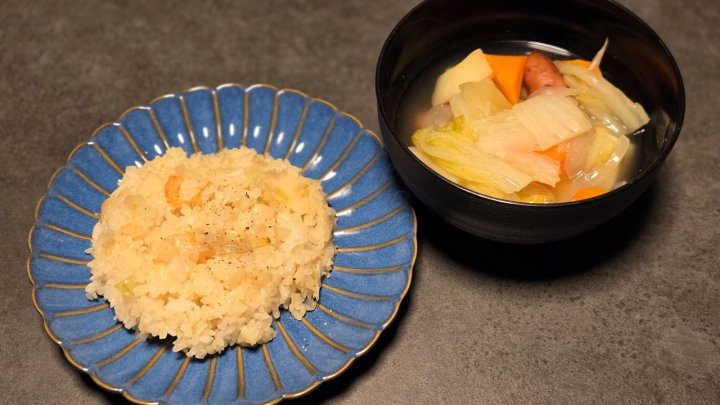 シーフードピラフ レンジレシピ 簡単献立 おうちごはん 家族ごはん 忙しい日の夕飯 ポトフレシピ 野菜たっぷりレシピ 時短レシピ フライパン不要 献立 一覧 サムネイル