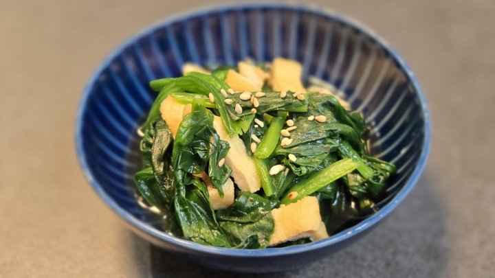 ほうれん草レシピ 煮びたし 和食副菜 副菜レシピ 簡単副菜 おうちごはん 家庭料理 和食ごはん 作り置きレシピ 野菜レシピ 和食レシピ 煮びたし おうちごはん 油揚げレシピ ヘルシーレシピ レシピ 一覧 サムネイル