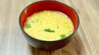三つ葉 かきたま汁 卵 中華 簡単 レシピ メイン画像