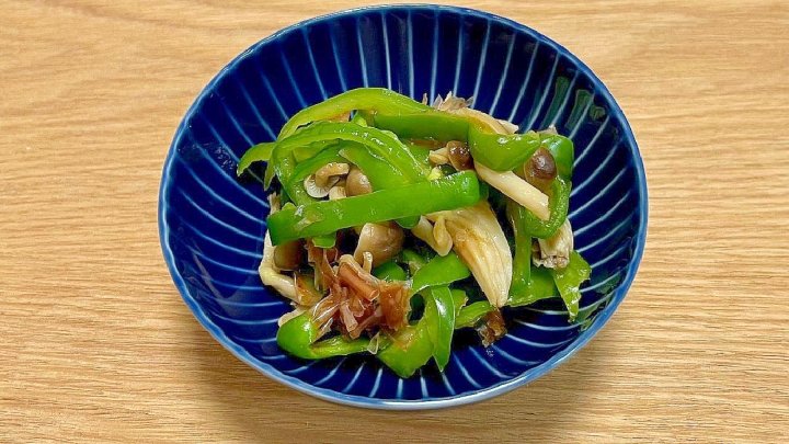 レンジ ピーマン おかか ポン酢 しめじ ピーマンレシピ しめじレシピ レンジ副菜 ポン酢レシピ 簡単副菜 さっぱりおかず お弁当おかず 野菜たっぷり 家族ごはん 節約レシピ レシピ 一覧 サムネイル