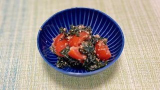 ミニトマト わかめ 胡麻和え 簡単 ごま お弁当 おかず 副菜　作り置き レシピ 一覧 サムネイル