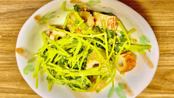 豆苗レシピ ちくわ料理 簡単副菜 マヨポン 時短レシピ レンジ調理 作り置きおかず レシピ 一覧 サムネイル